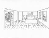 Perspective Drawing Bedroom Point Raum Room Zeichnen Perspektive Drawings Paintingvalley Mit Zentralperspektive Von Auswählen Pinnwand Choose Board sketch template