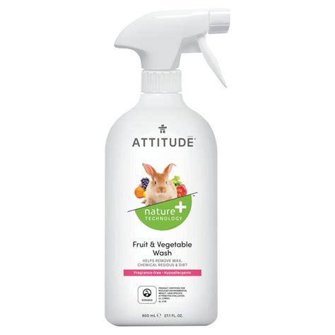 Attitude Fruit And Vegetable Wash Ocado