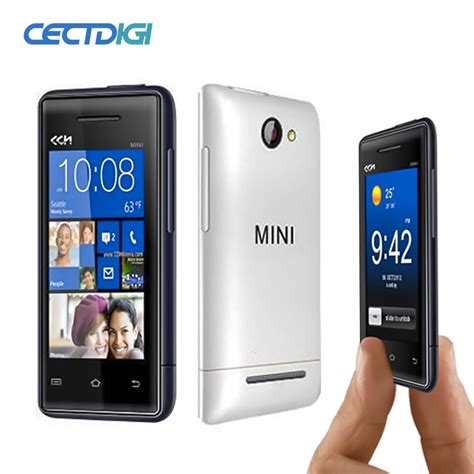 mini ultra thin touch screen mobile phone smallest android phone mini  smaller  card