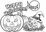 Halloween Coloring Pages Printable Pumpkins Jack Lantern Tsgos sketch template