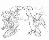 Coloring Fist Designlooter Capcom Marvel Iron Printable Vs Pages sketch template