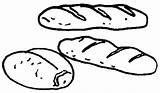 Bread Coloring Pages Chocolate Color Buns Bun Template Jam Search sketch template