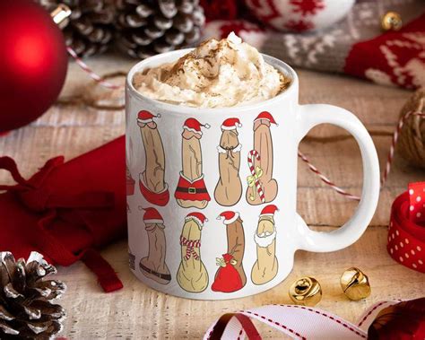 christmas mug penis mug inappropriate gifts funny rude secret