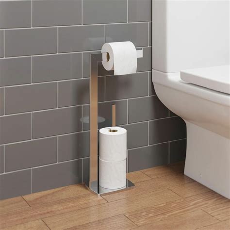 modern  standing toilet paper holder  model   modern