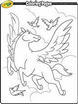 Pegasus Crayola Coloring Pages Kids Unicorn Color Creature Imaginary Creatures Magical Printable Pretty Animals Animal Dinosaur Drawing Print Magic Some sketch template