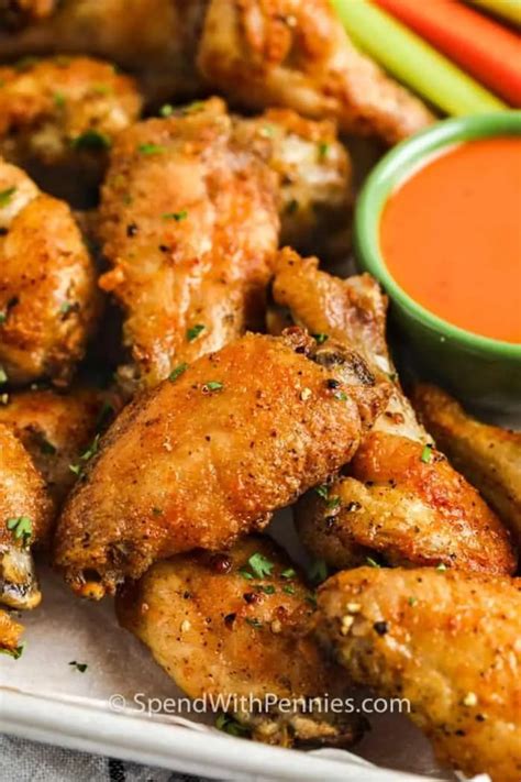 actually crispy oven baked wings grandma s simple recipes
