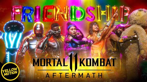 Mortal Kombat 11 Aftermath All 34 Friendships Dlc And Guest