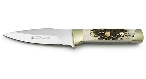 puma spring stag german  hunting knife  leather sheath