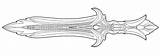 Dagger Skyrim Lineart Fc01 Elder sketch template