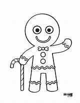 Gingerbread Coloring Man Pages Elf Buddy Printable Christmas Lego Line Story Drawing Print Color Face Family Mcillustrator Characters Easy Cliparts sketch template