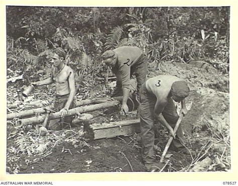bougainville island 1945 01 20 personnel of a company 42nd infantry battalion salvaging a