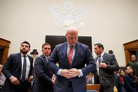 Matthew Whitaker Says He Has Not Interfered In The Mueller