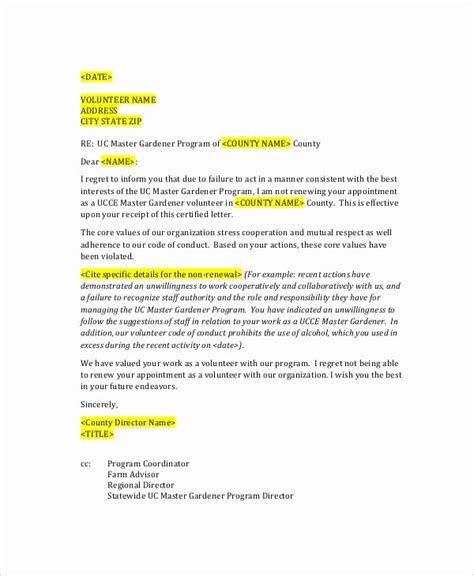 employee termination letter   template