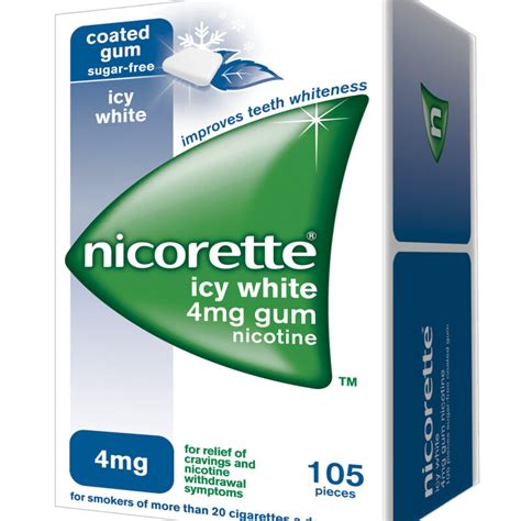 nicorette icy white gum mg chemist direct