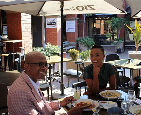 newly crowned miss sa dines in style with dad in italian