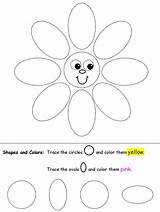 Worksheets Shapes Ovals Oval Worksheet Circles Kidzone Preschoolers sketch template