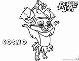 Coloring Pages Jam Animal Cosmo sketch template
