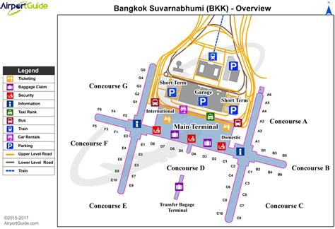 bangkok airport map bkk airport map thailand