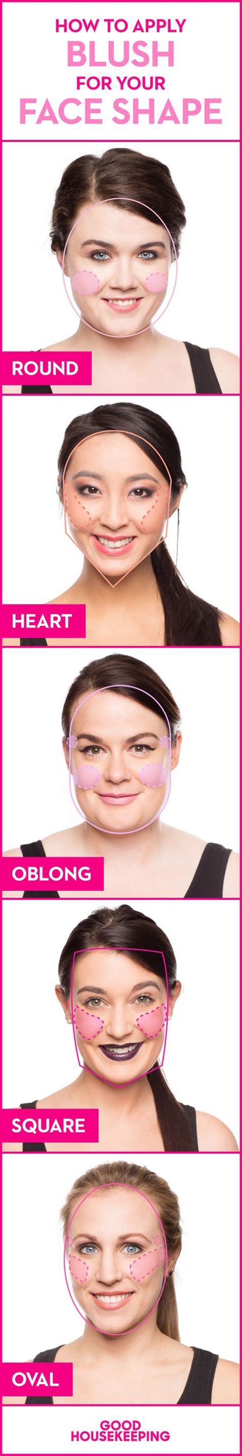 the best way to apply blush according to your face shape in 2020 how