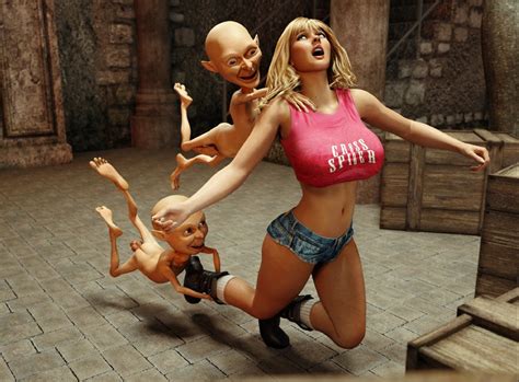 Huge 3d Tits Drive Perverted Gnomes To Acts Of Sadism