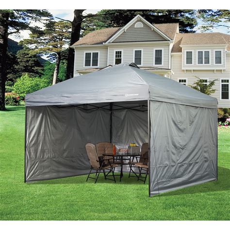 strongway straight leg outdoor canopy tent side wall ft  ft
