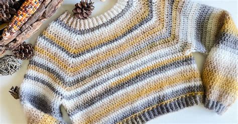 easy crochet raglan sweater mjs   hook designs