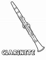 Clarinete Coloring Para Colorear Musicales Instrumentos Music Musical Oboe Instruments Zeichnen Dibujos Pages Bilder Drawing Schritt 1040 Klarinette Für Musik sketch template
