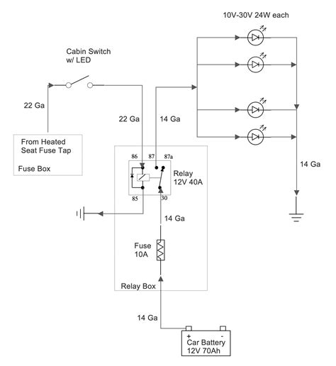 automotive custom auto relay circuit electrical engineering stack exchange