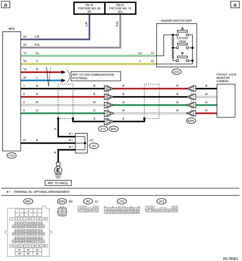 subaru head unit wiring diagram greenced