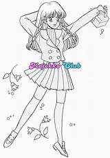 Coloring Lala Fashion sketch template