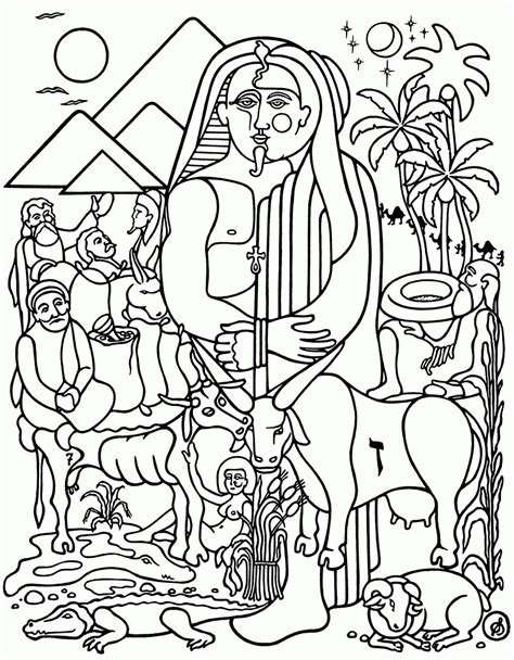 coloring pages joseph forgives  brothers coloring home