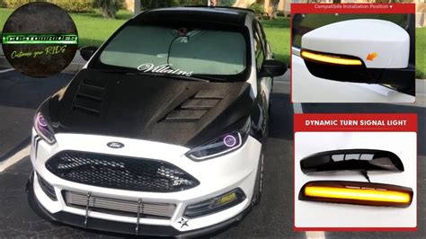 ford focus st mkusa model   black gloss led indicator lights customrides