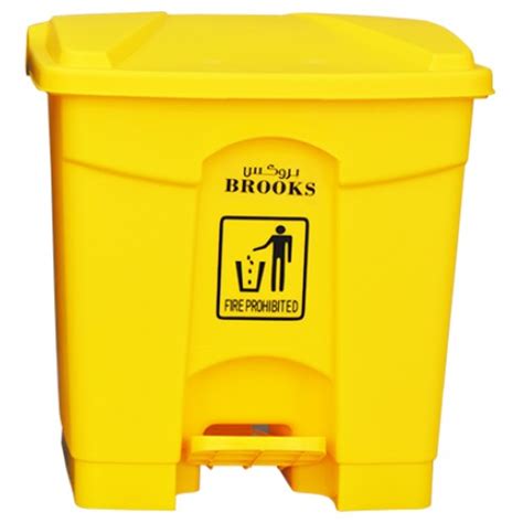 brooks waste bin  liters  pedal