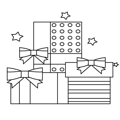 christmas presents coloring pages  coloring pages