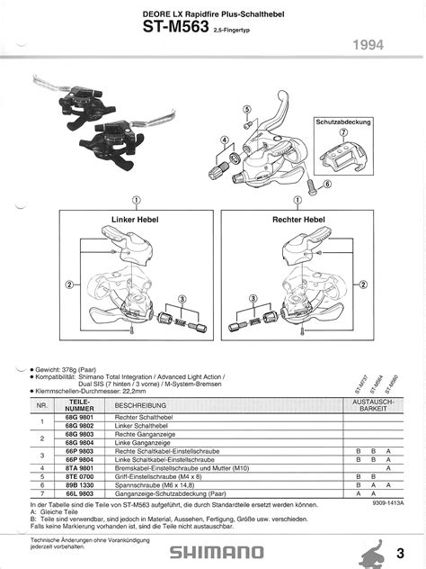 shimano shifter parts diagram