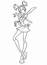 Winx sketch template