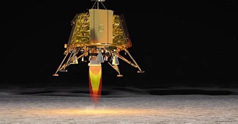 moon landing indias chandrayaan  spacecraft poised  historic