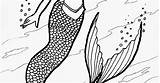 Scales Mermaid Coloring Pages sketch template