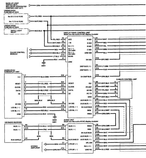 acura tsx car wiring diagram