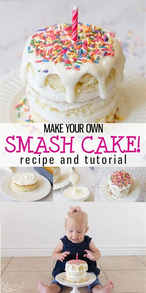 smash cake recipe  tutorial cooking  karli