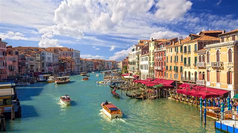 the beauty of the grand canal in venice italy