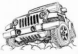 Wrangler Pencil Jk Skizzen Jeeps Colorear Zeichnungen Webstockreview Decals Coches Vn sketch template