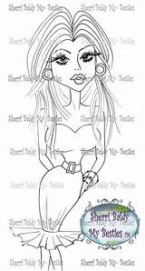 Besties Stamp Sherri Fashionista Digi Baldy Mybestiesshop Sold sketch template