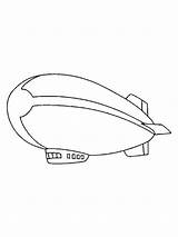 Coloring Pages Airship Printable sketch template