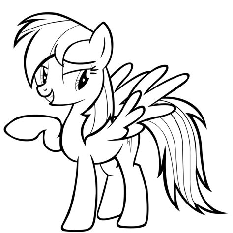 coloring pages  rainbow dash coloring home