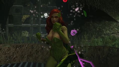 Dcuo Nightwing Takes On Poison Ivy And Robin Youtube