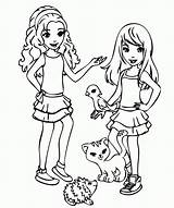 Lego Friends Coloring Printable Pages Source sketch template