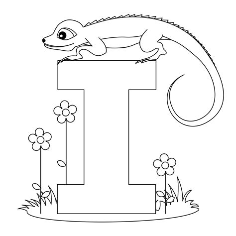 gambar  printable alphabet coloring pages kids letter book page