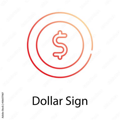 dollar sign icon suitable  web page mobile app ui ux  gui
