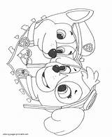 Paw Patrol Coloring Pages Printable Animation Print Skye Chase Characters Look Other sketch template